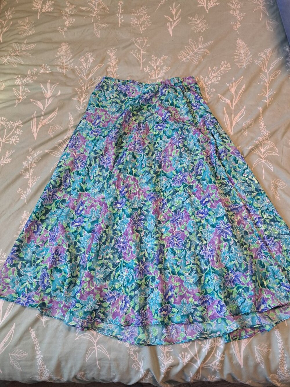 Vintage Floral midi skirt